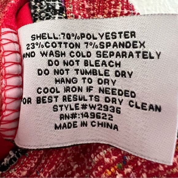 Walter Baker KORA KNIT SWEATPANTS IN STARLIGHT KNIT RED - Picture 9 of 9